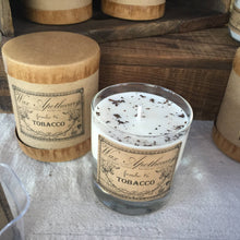 Load image into Gallery viewer, Tobacco Botanical Candle in 7oz Scotch Glass | Wax Apothecary