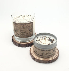 Wood Slice Candle Coaster - Natural Wood | Wax Apothecary