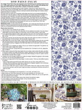 Load image into Gallery viewer, Indigo Floral | IOD Paint Inlay