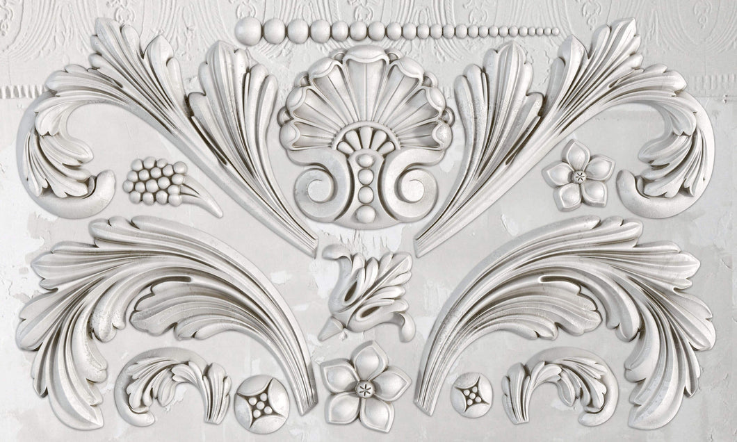 Iron Orchid Design Acanthus Scroll Mould 