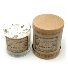 Load image into Gallery viewer, White Sage Botanical Candle in 7oz Scotch Glass | Wax Apothecary