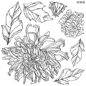 Chrysanthenum Décor Stamp