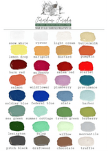 Load image into Gallery viewer, Farmhouse Finishes Safe Paint Color Card 