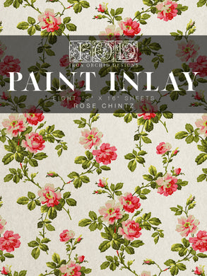 Rose Chintz | IOD Paint Inlay