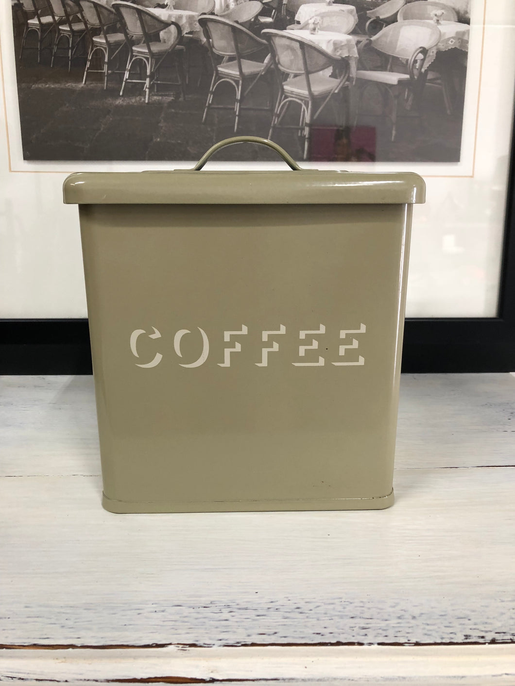 Tin Coffee Canister