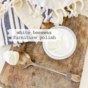 Sweet Pickins Milk Paint White Beeswax Furniture Polish 